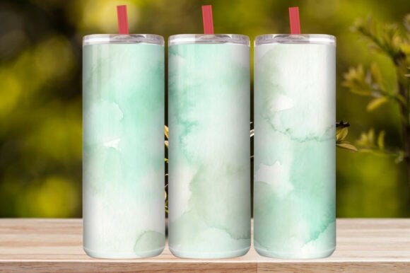 Dreamy Watercolor Tumbler Wrap: Graphics & Tumbler Wraps
