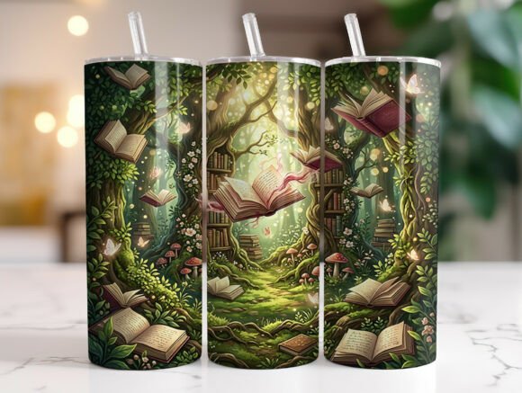 Fantasy Book Garden Tumbler Wrap Review