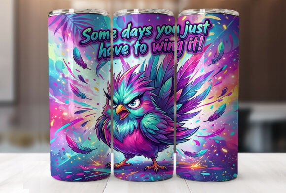 Funny Bird Sarcastic Quote Tumbler Wrap Review for Crafters