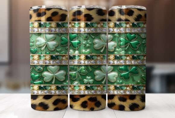 Leopard Shamrock St Patricks Day Tumbler: A Designer's Review
