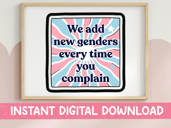New Genders Sunburst SVG Trans: Graphics for T-Shirt Designs