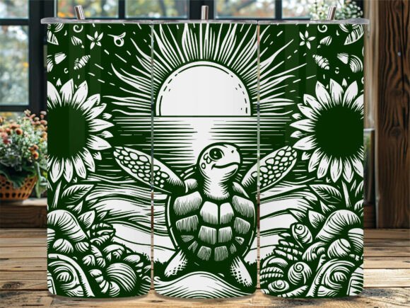 Ocean Turtle Shells Graphics for Crafts & Publishing