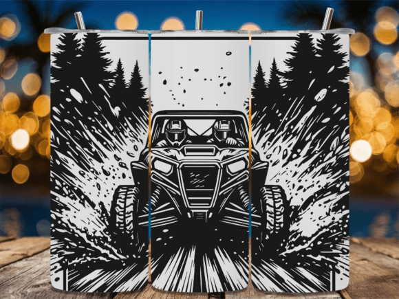 Off Road Sport ATV Rider Laser Tumbler: Graphics & Wraps