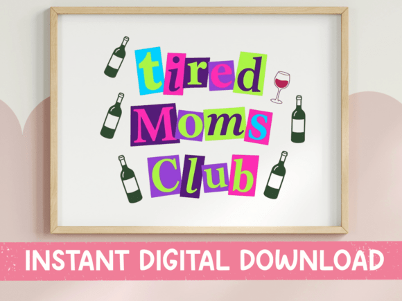 Tired Moms Club Graphics & T-Shirt Designs Review