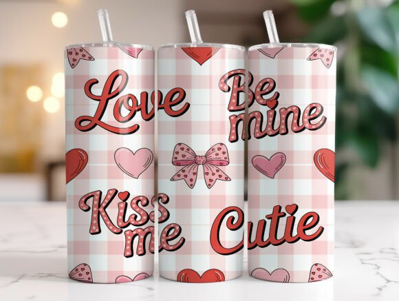 Valentine s Day Tumbler Wraps Graphics Review